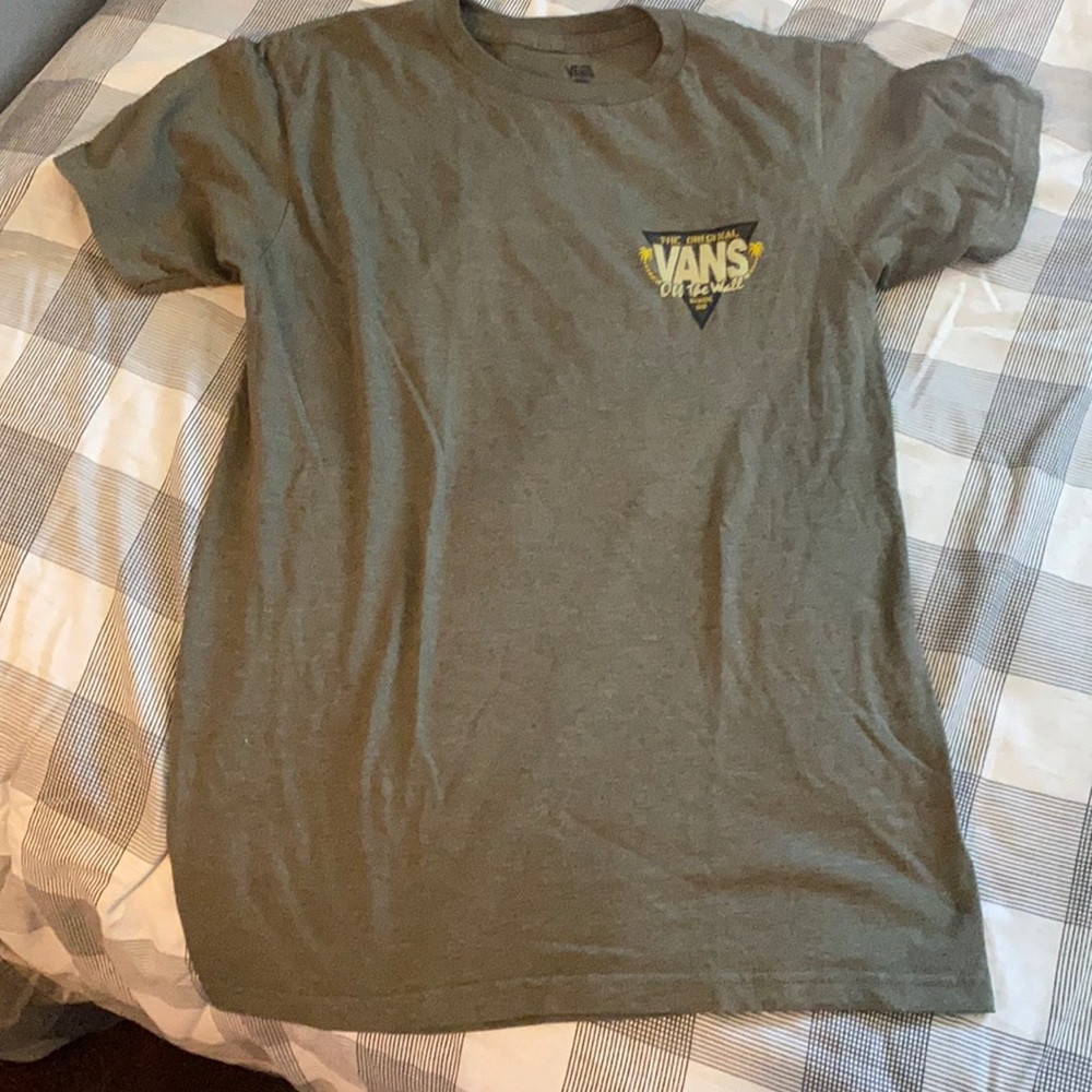 Vans green shirt